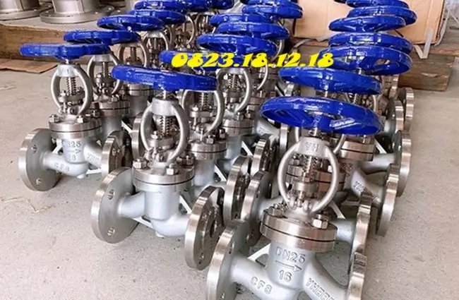 Van cầu inox công nghiệp