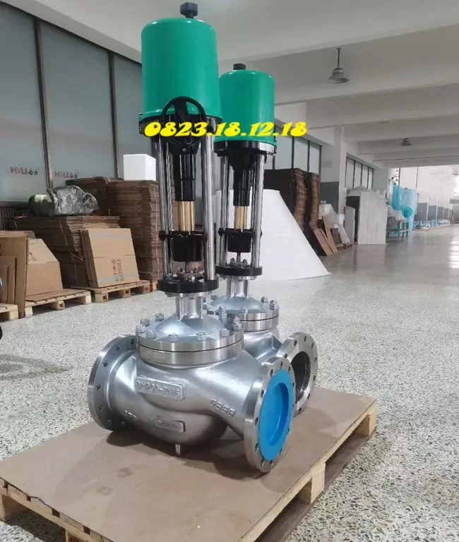 Van cầu inox điều khiển điện