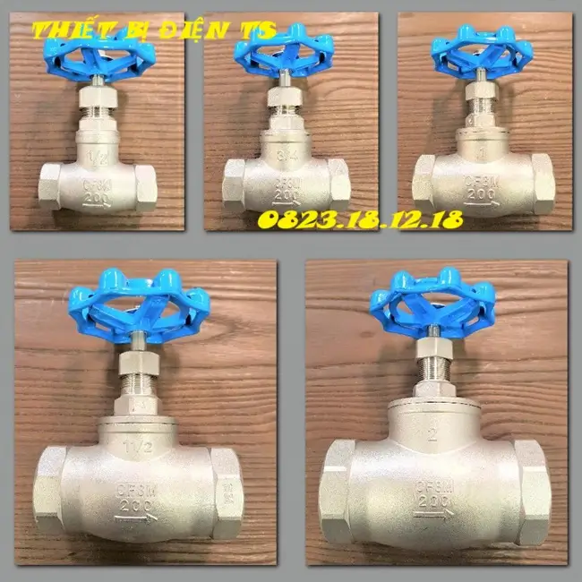 Van cầu inox nối ren