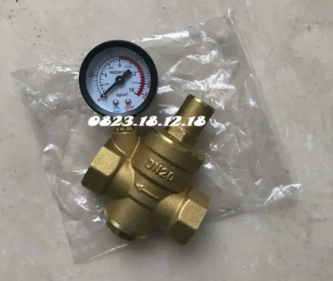 Van giảm áp đồng nối ren
