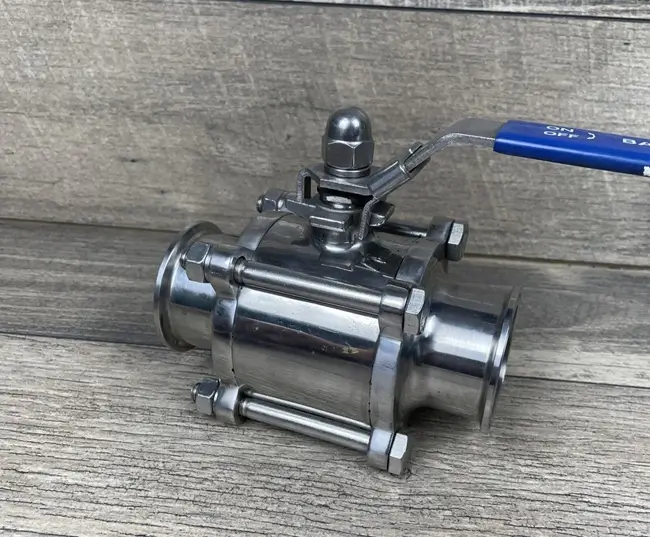 Van bi inox vi sinh 3 Van bi inox vi sinh