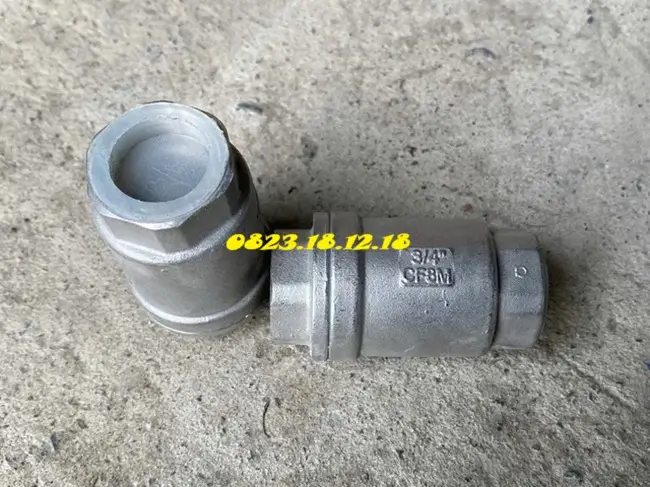 Van 1 chiều inox lò xo
