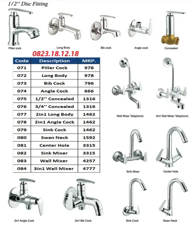 Vòi inox 11 Catalogue vòi inox