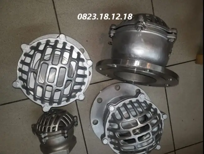 Rọ bơm inox mặt bích JIS 10K 8 Chõ bơm inox mặt bích JIS 10K