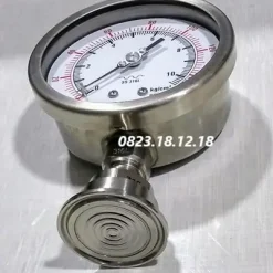 Đồng hồ đo áp suất inox dạng màng 6 Đồng hồ đo áp suất inox dạng màng