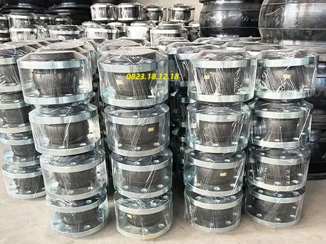 Khớp nối mềm cao su inox 9 Khớp nối mềm cao su inox chính hãng