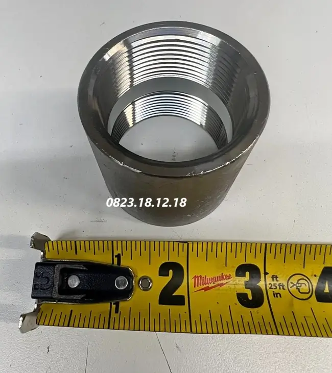 Măng xông inox ren trong