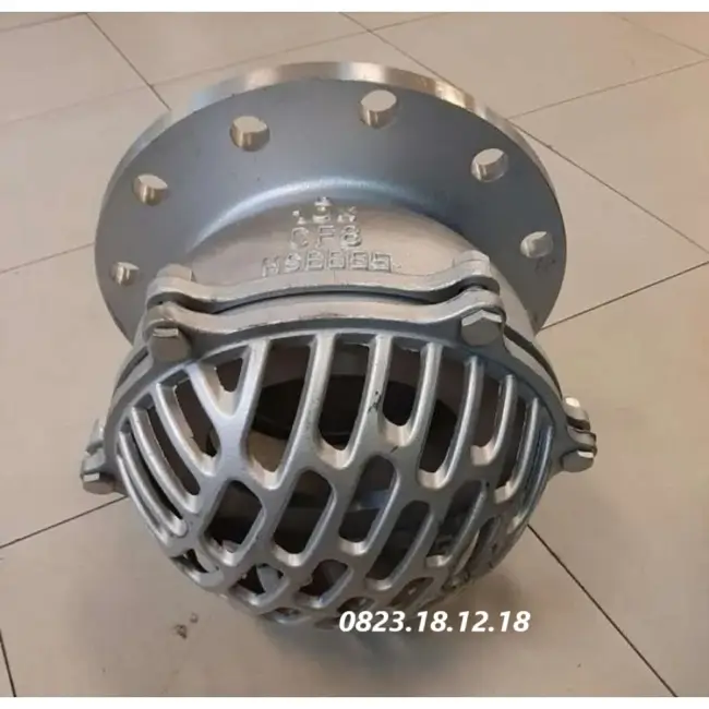 Rọ bơm inox mặt bích JIS 10K 9 Rọ bơm inox 304 mặt bích JIS 10K