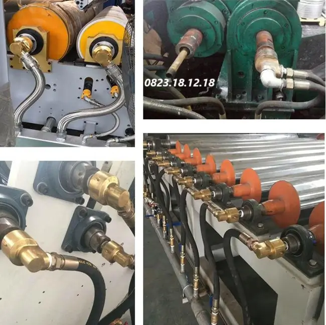 Ứng dụng khớp nối xoay nước, hơi, dầu