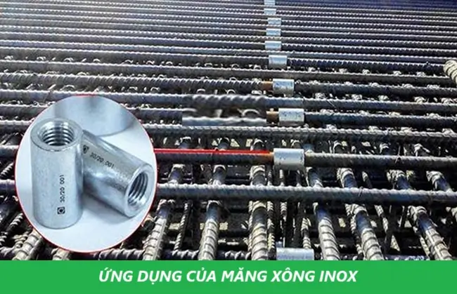Ứng dụng măng xông inox