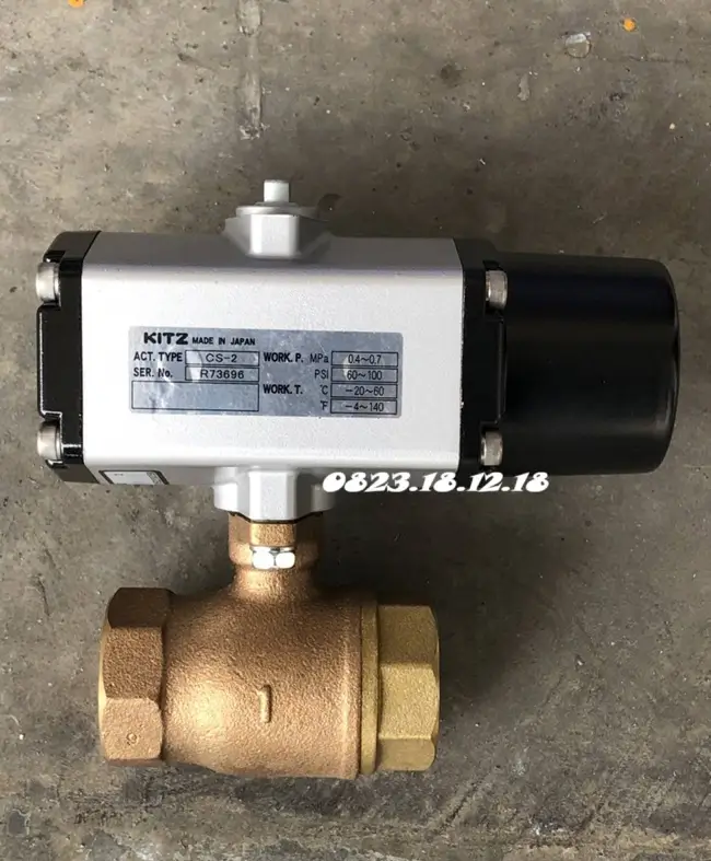 Van bi Kitz 15 Van bi Kitz điều khiển khí nén
