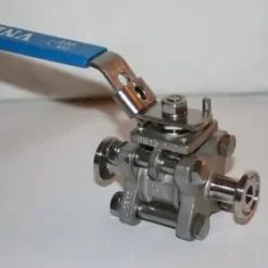 Van bi có tán inox vi sinh 4 Van bi có tán inox vi sinh