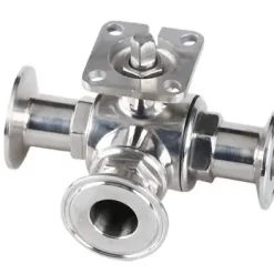 Van bi có tán inox vi sinh