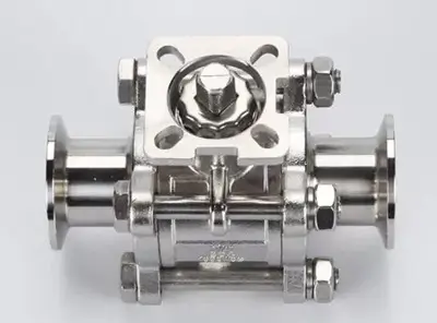 Van bi có tán inox vi sinh 3 Van bi có tán inox vi sinh