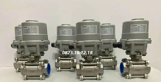 Van bi Đài Loan 10 Van bi điều khiển điện Đài Loan