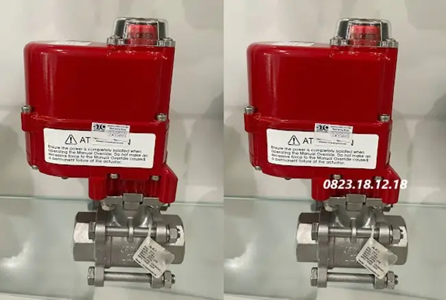 Van bi Hàn Quốc 13 Van bi điều khiển điện Hàn Quốc