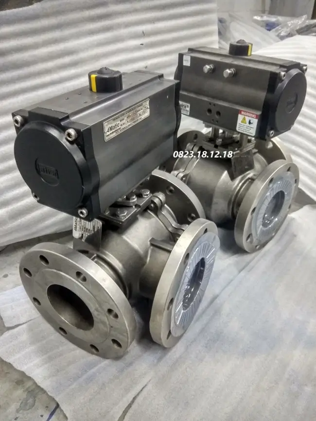 Van bi Hàn Quốc 12 Van bi điều khiển khí nén Hàn Quốc
