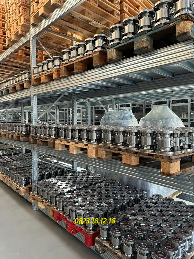 Van bi có tán inox vi sinh 13 Van bi inox vi sinh có tán