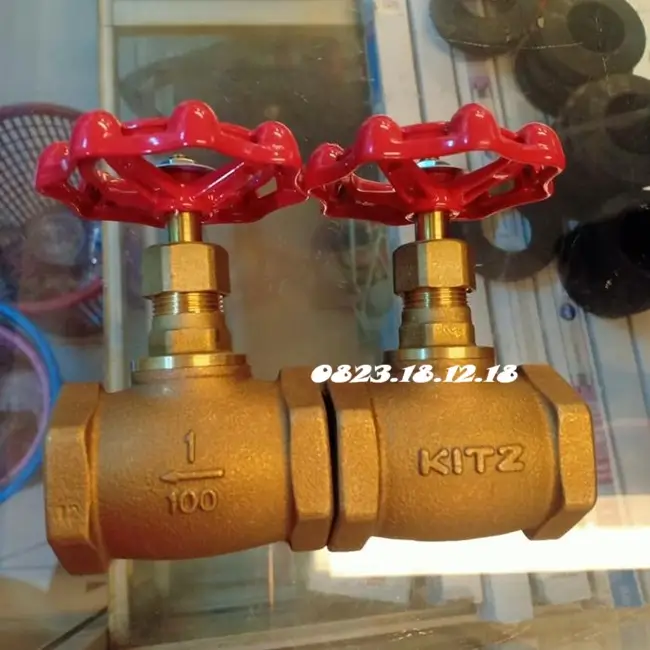 Van cầu đồng 12 Van cầu đồng Kitz