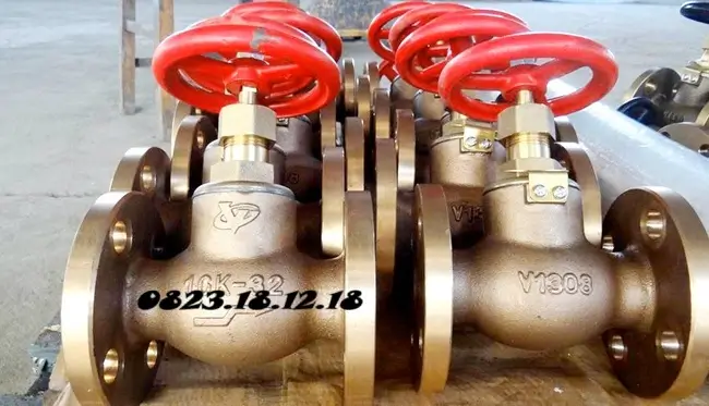 Van cầu đồng 13 Van cầu hơi đồng