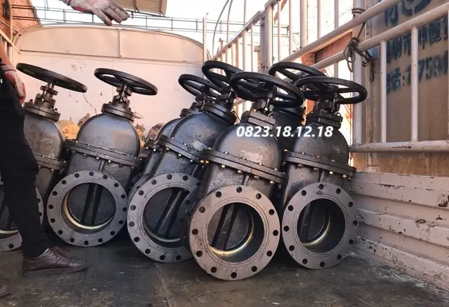 Van cổng mặt bích JIS 10K công nghiệp