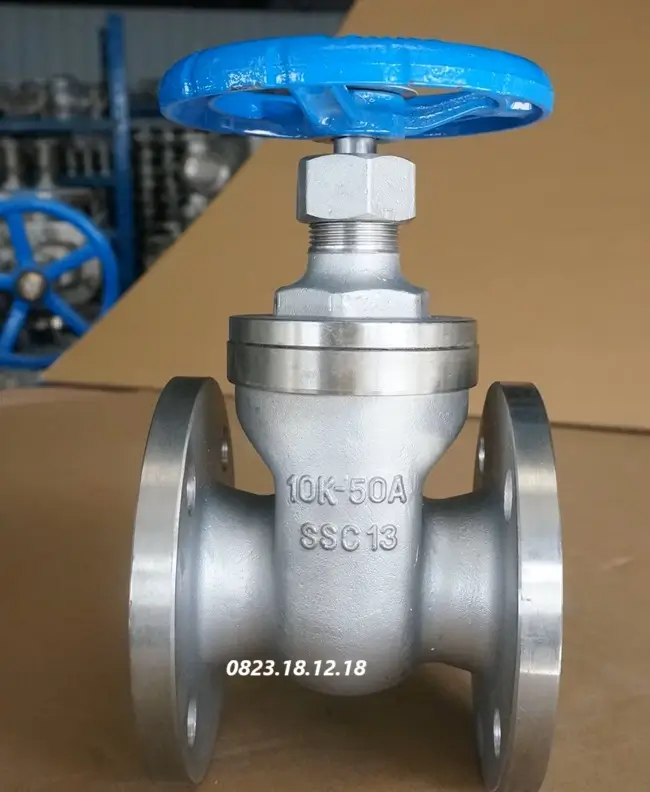 Van cổng mặt bích JIS 10K ty chìm