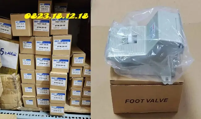 Van chân đạp 17 Van đạp chân khí nén