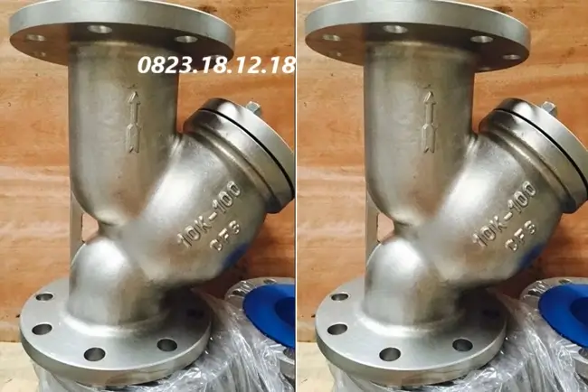 Van lọc Y inox mặt bích JIS 10K
