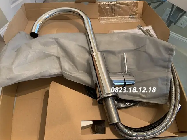 Vòi inox 13 Vòi inox rửa chén