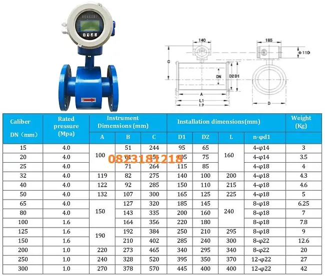 Catalogue Đồng Hồ Đo Nước Điện Tử 7 Catalogue đồng hồ đo nước điện tử màn hình liền