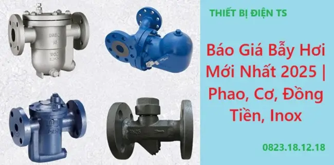 Báo Giá Bẫy Hơi Mới Nhất 2025 | Phao, Cơ, Đồng Tiền, Inox 1 Báo Giá Bẫy Hơi Mới Nhất 2025