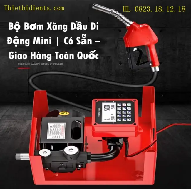 Bộ bơm xăng dầu di động mini