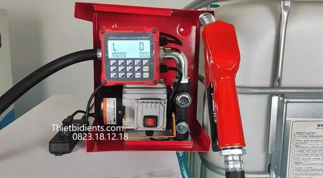 Bộ bơm xăng dầu di động mini 220V