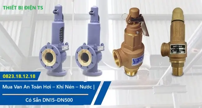 Mua Van An Toàn Hơi – Khí Nén – Nước | Có Sẵn DN15–DN500 7 Mua Van An Toàn Hơi Khí Nén Nước