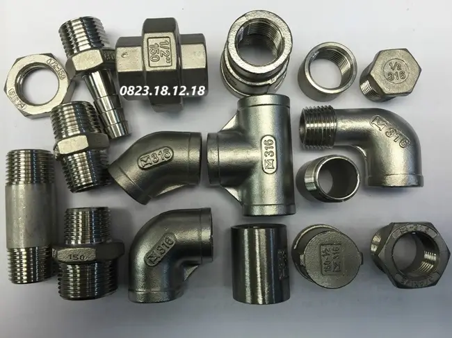 Phụ kiện inox 304 316 áp lực cao