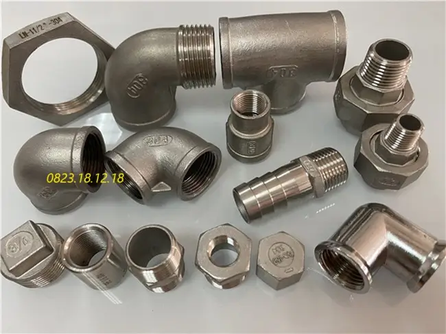 Phụ kiện ren inox công nghiệp