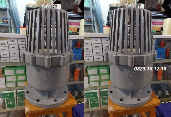Rọ bơm nhựa mặt bích