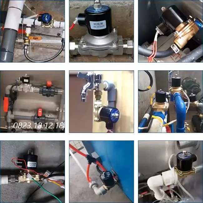 Ứng dụng thực tế của van điện từ