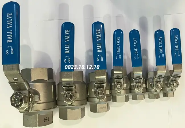 Van bi inox 316 9 Van bi inox 316 chính hãng