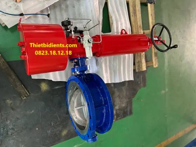 Van Bướm Công Nghiệp Chính Hãng | Gang, Inox, Điều Khiển tự động 17 Van bướm điều khiển khí nén công nghiệp chính hãng