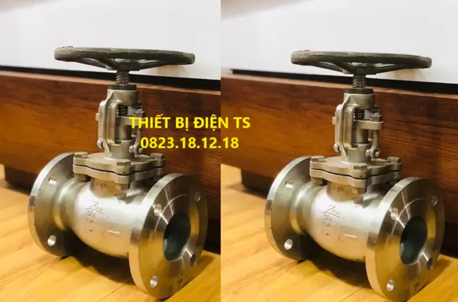 Van cầu inox 304 316 tay quay 