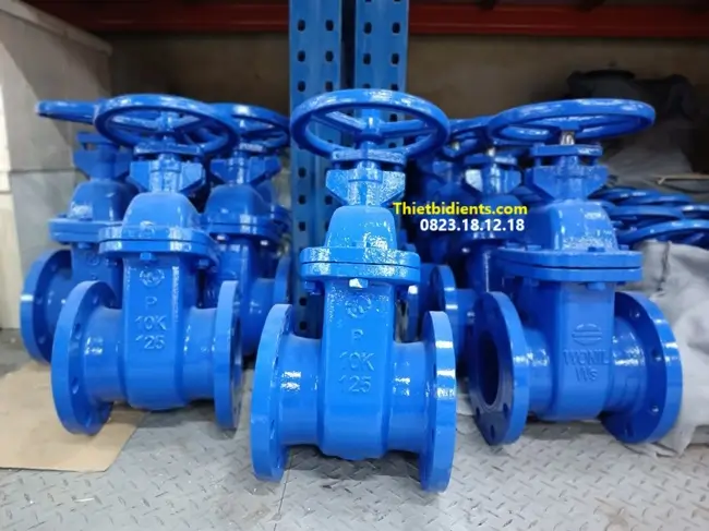 Mua Van Cổng Gang Giá Rẻ | Chính Hãng, Sẵn DN50 - DN300 14 Van cổng gang mặt bích JIS 10K giá rẻ