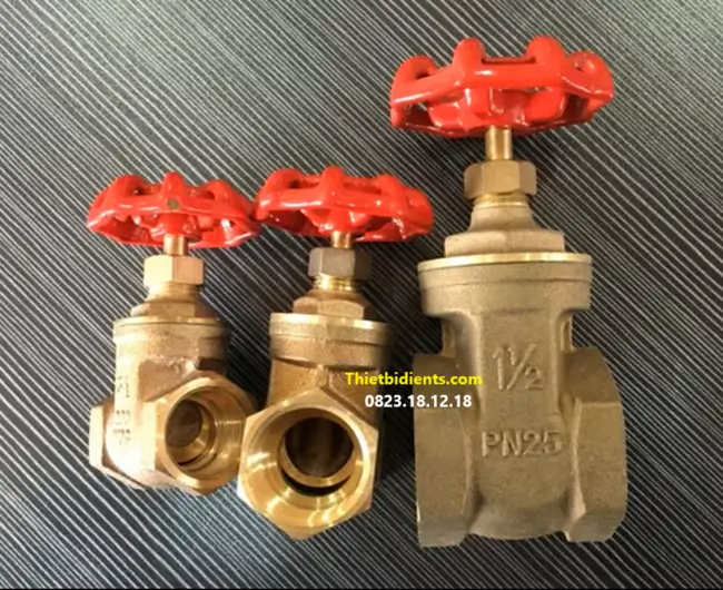 Van cổng ty chìm nối ren