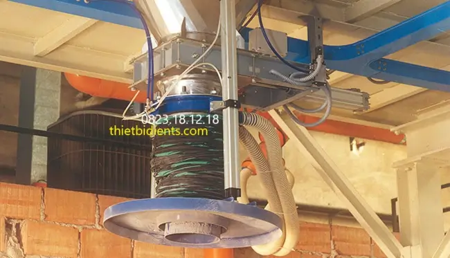 Van dao khí nén cho silo chứa xi măng và bột đá