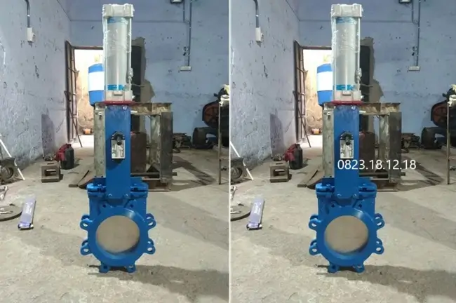 Van dao khí nén cho silo thân gang
