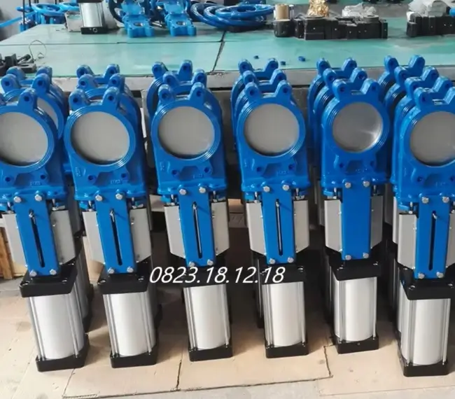 Van Dao Khí Nén Thân Gang – Bền Bỉ, Giá Tốt, Phù Hợp Nhiều Ứng Dụng 7 Van dao thân gang điều khiển khí nén