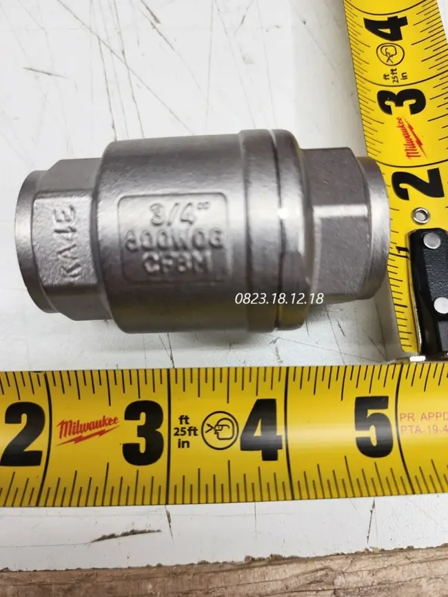 Van Một Chiều Công Nghiệp | Inox, Gang, Lá Lật, Lò Xo 12 Van một chiều công nghiệp lò xo