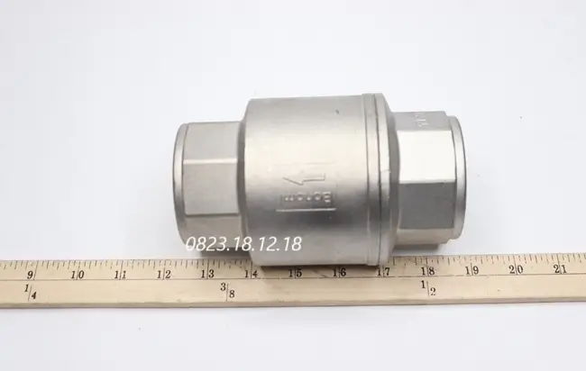 Van một chiều inox - gang lò xo