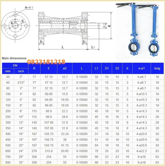 Van Bướm Trục Dài 3 Catalogue van bướm trục dài