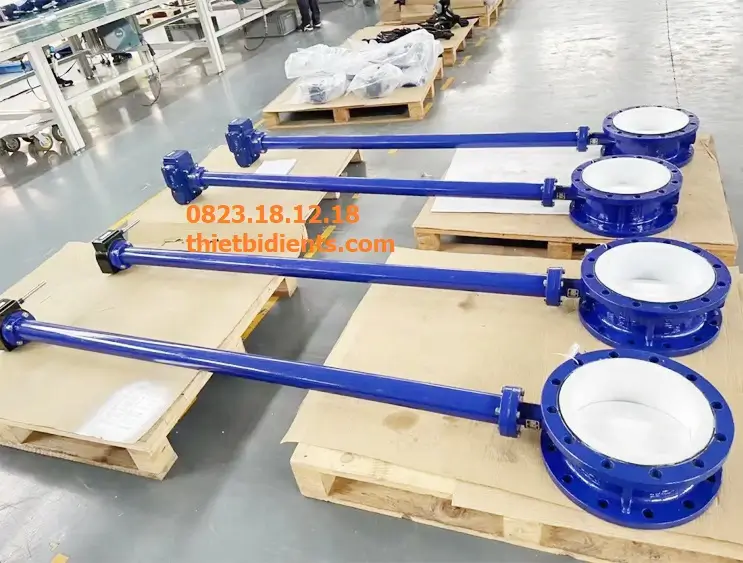 Van Bướm Trục Dài 4 Van bướm ty dài